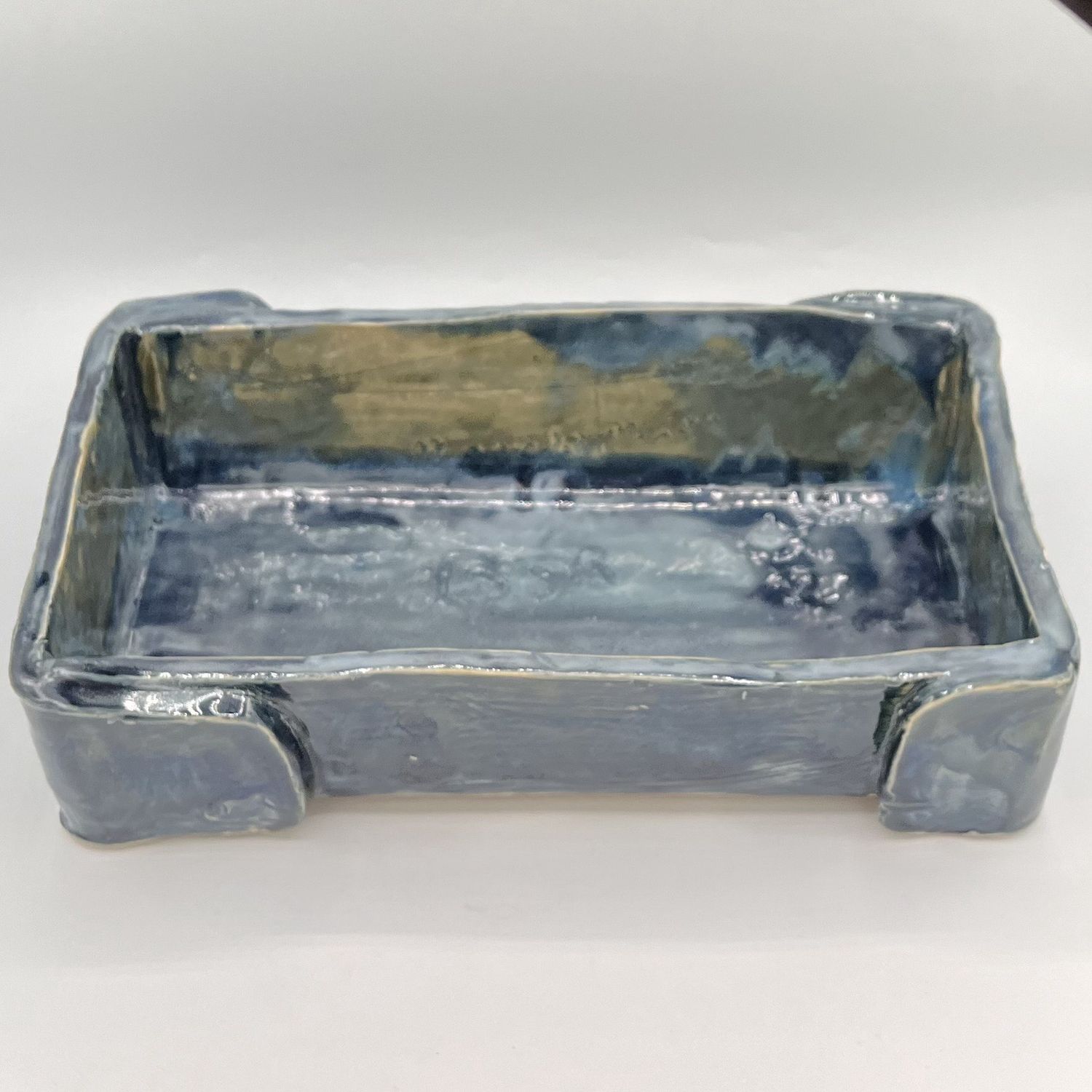 Bobbie Jo Robinson, Ceramic Dish, Deep Blue Dish