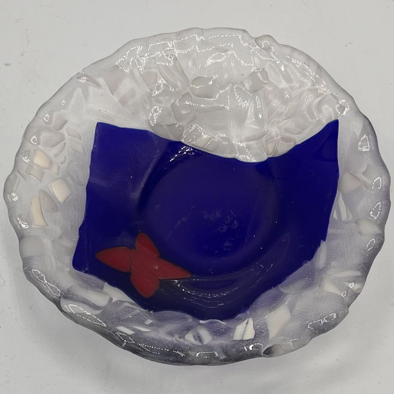 Tammy McCammon, Fused Glass Bowl, Hamilton Ohio