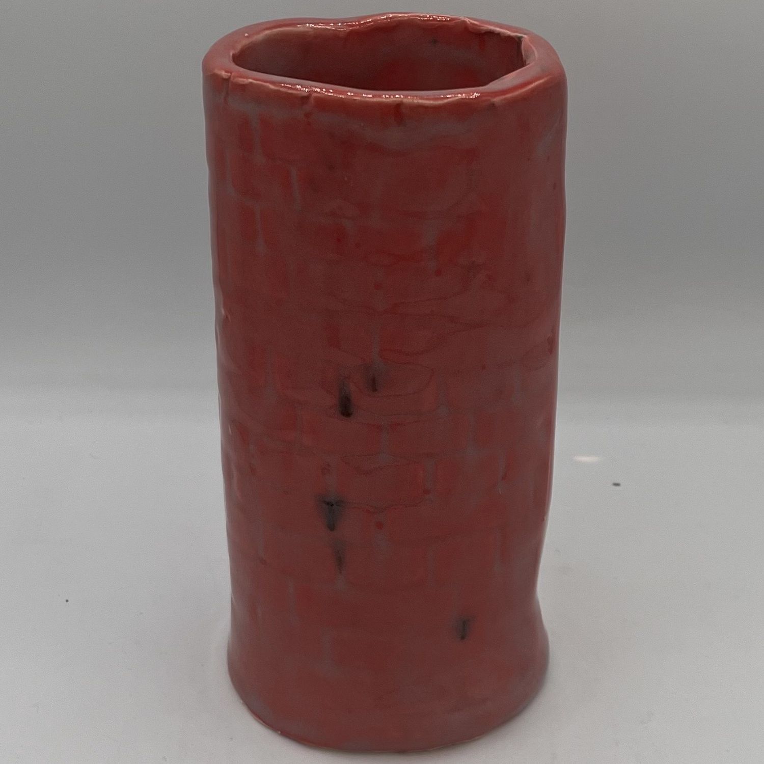 Samantha Pitts, Ceramic Vase, Subtle Red Bricks