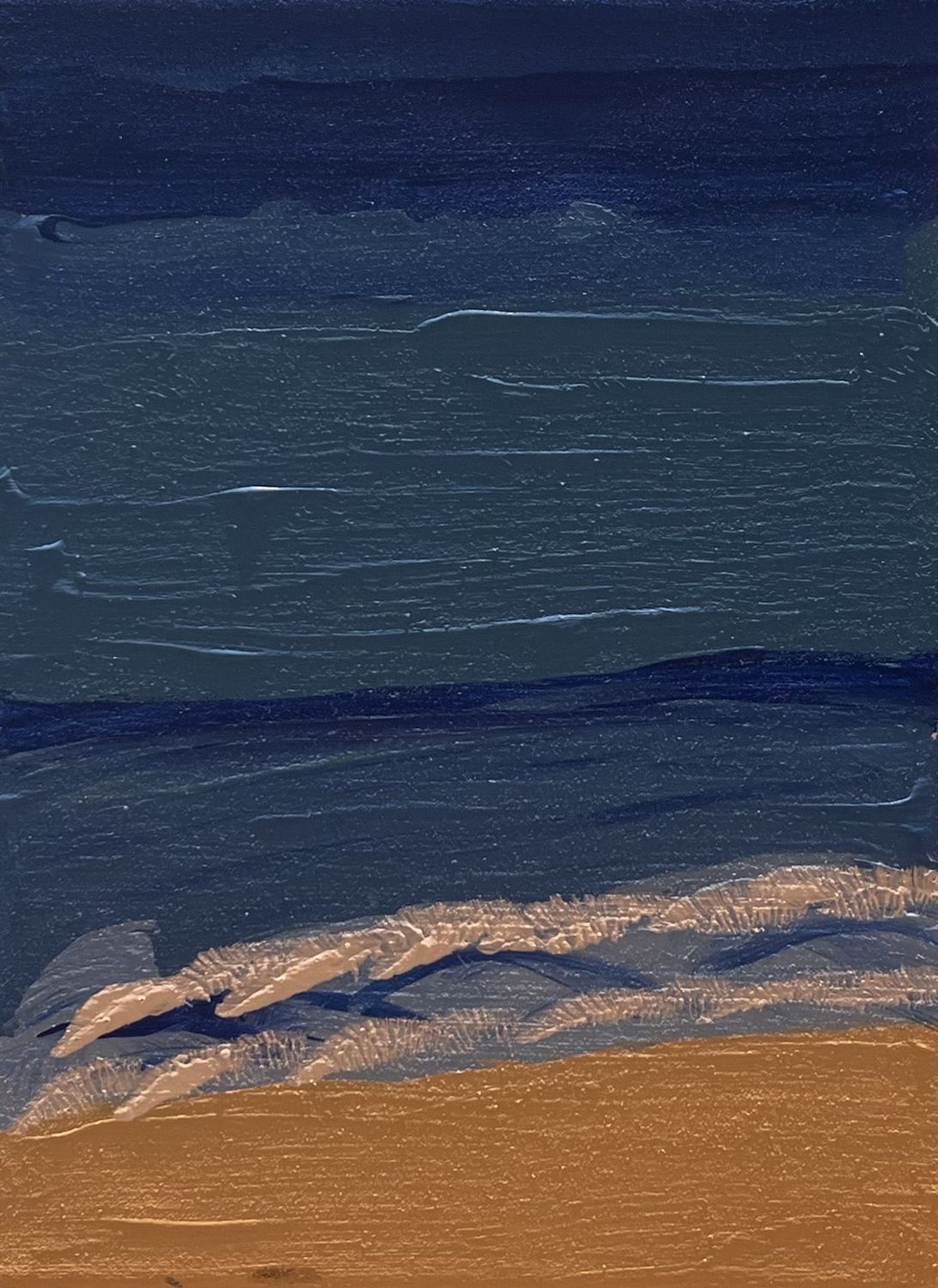 Keyontae Holbrooks, Acrylic on Canvas, &#39;Washed Up Waves&#39;