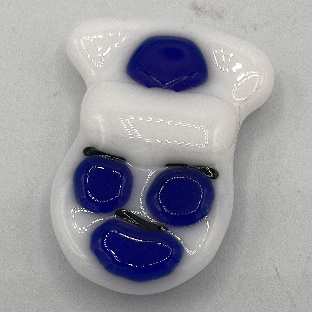 Michael Smith, Fused Glass Magnet, Dough Boy