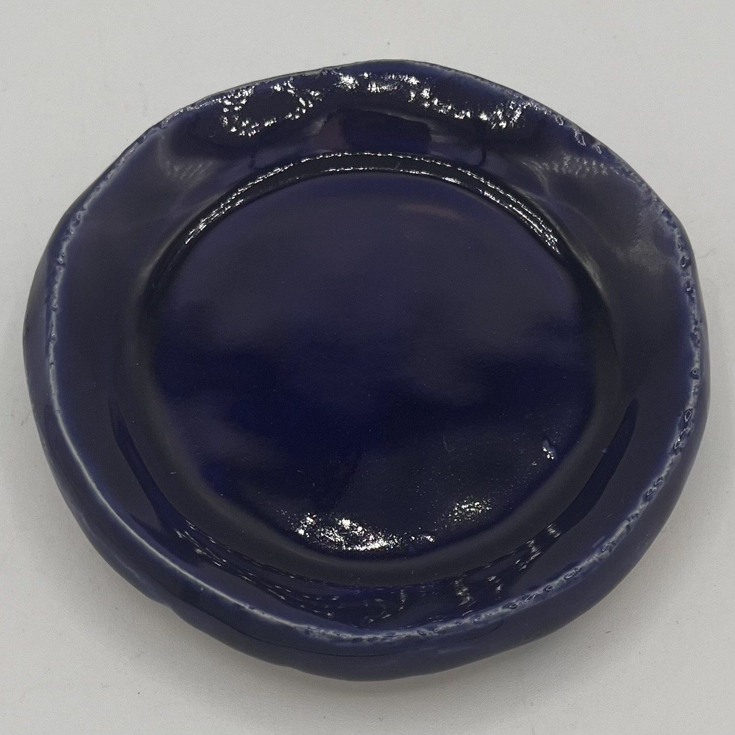 Dale Murphy, Ceramic Plate, Small and Blue
