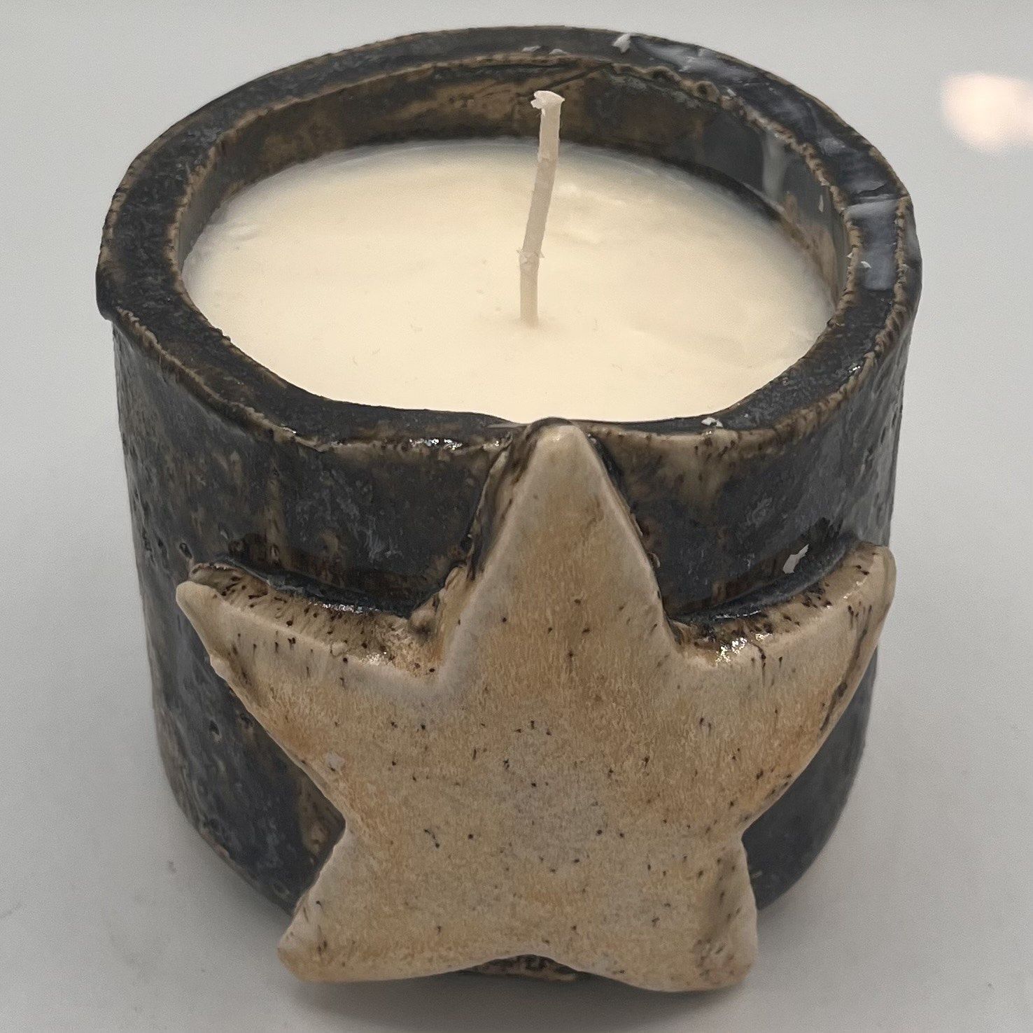 Annie Baxter, Ceramic Candle, Speckled Star