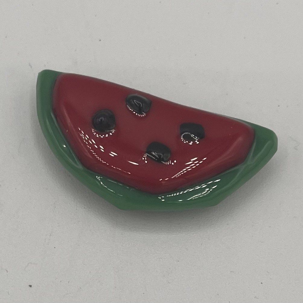 Michael Smith, Fused Glass Magnet, Watermelon Slice