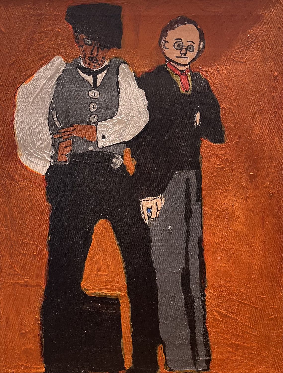 David Patrick, Acrylic on Canvas, &#39;Dashing Dudes&#39;