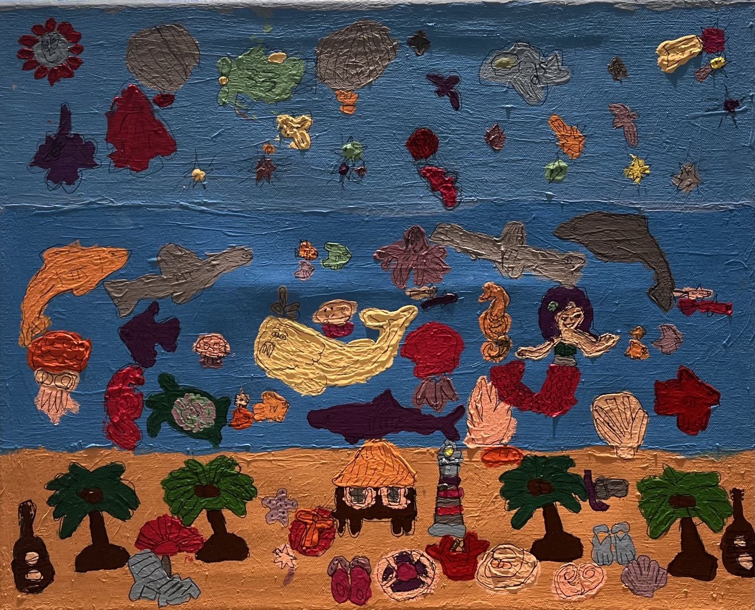 Cassie Sullivan, Acrylic on Canvas, &#39;Summer of the Sea&#39;