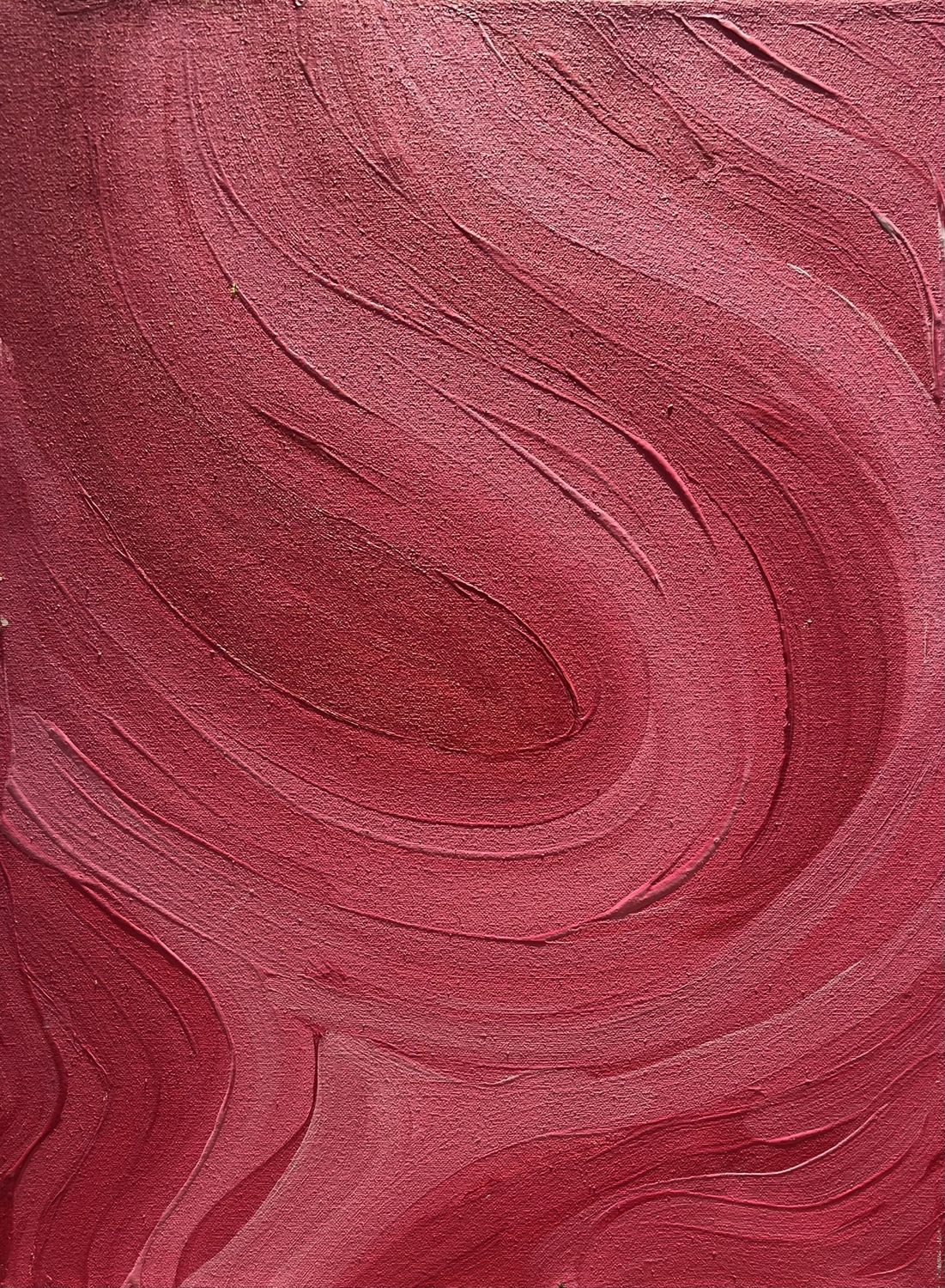 Andrea Walker, Acrylic on Canvas, &#39;Pink Swirls&#39;