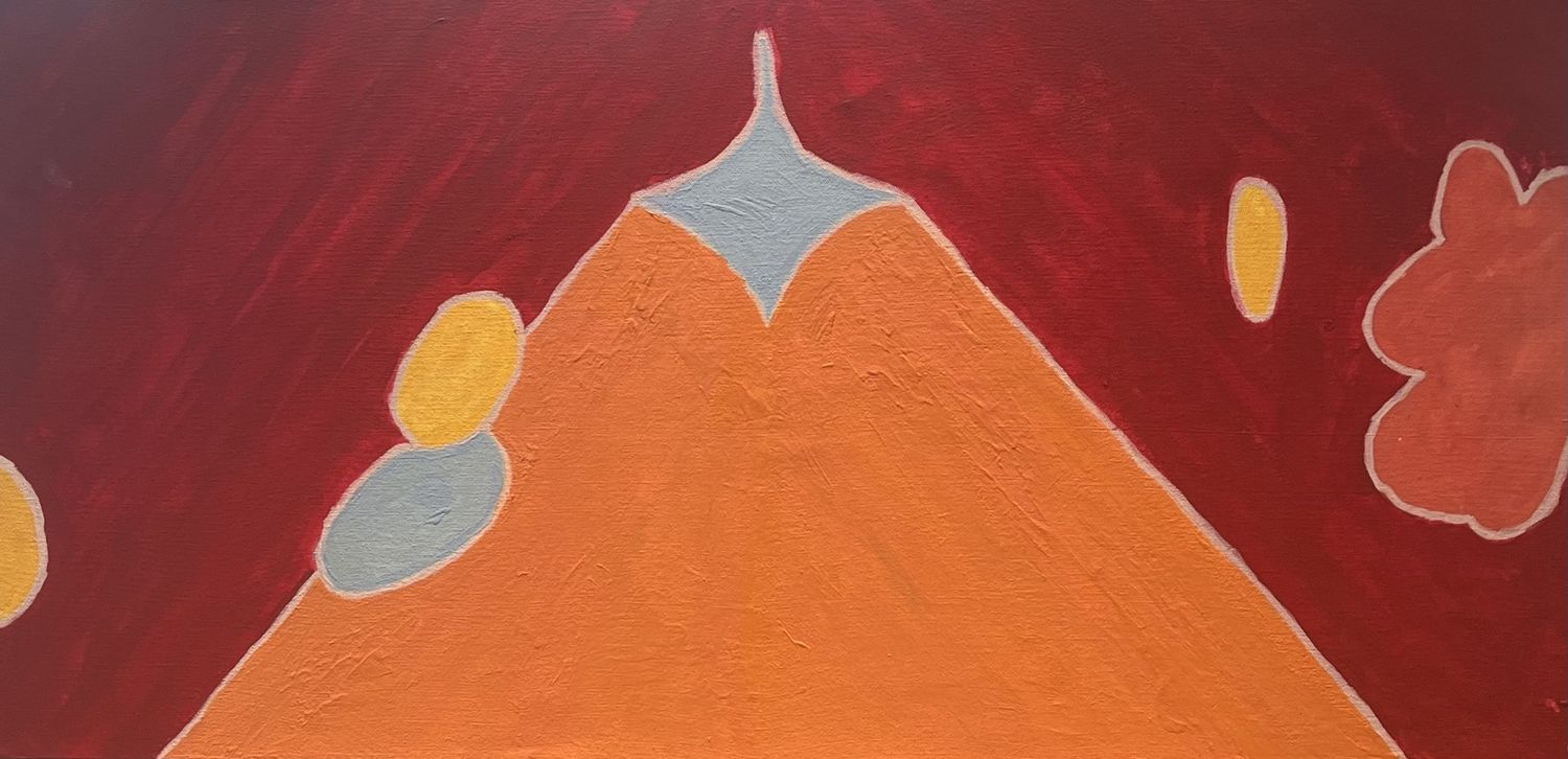 Morgan Gattermeyer, Acrylic on Canvas, &#39;Big Burst of Color&#39;