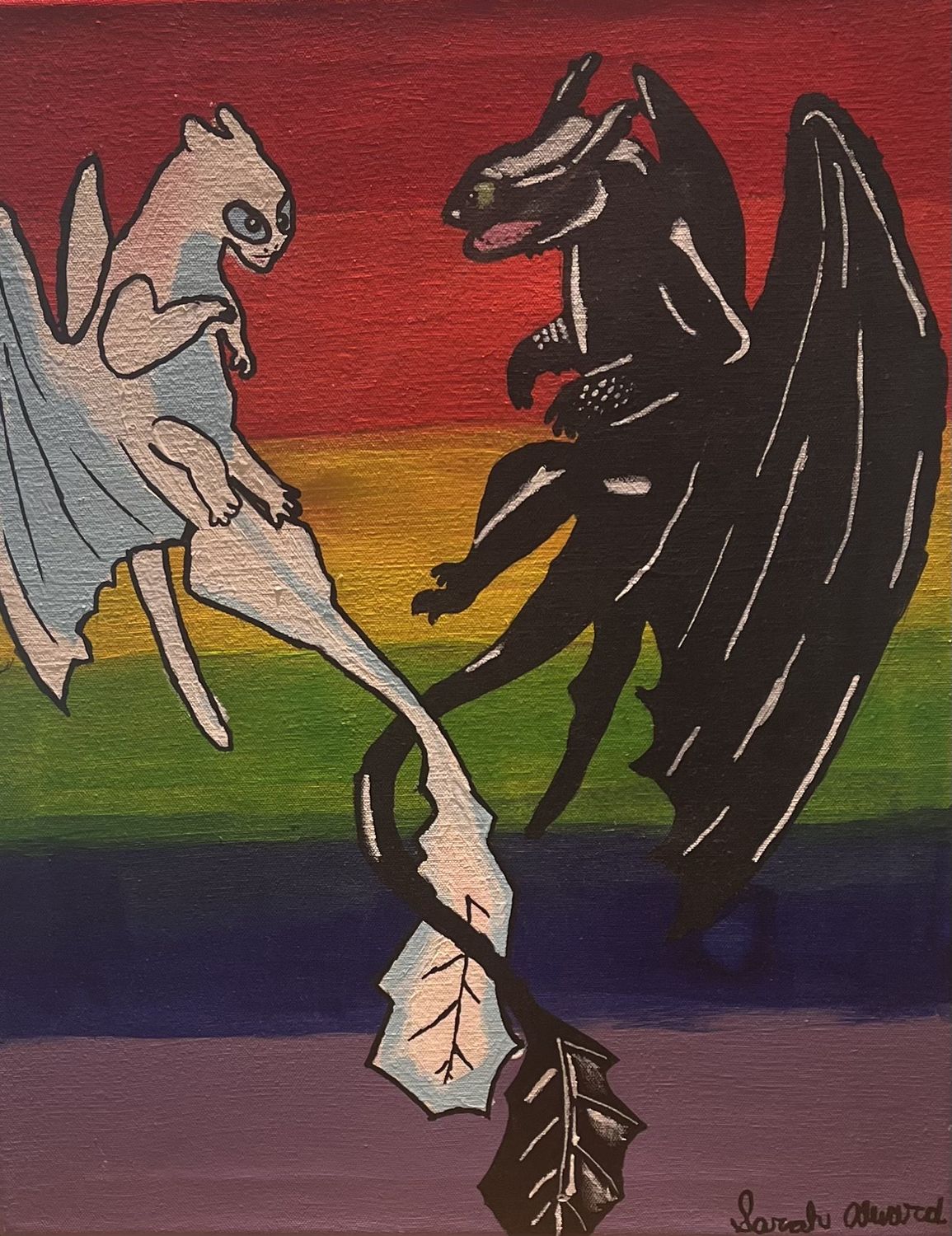 Sarah Alward, Acrylic on Canvas, &#39;Vibrant Love&#39;