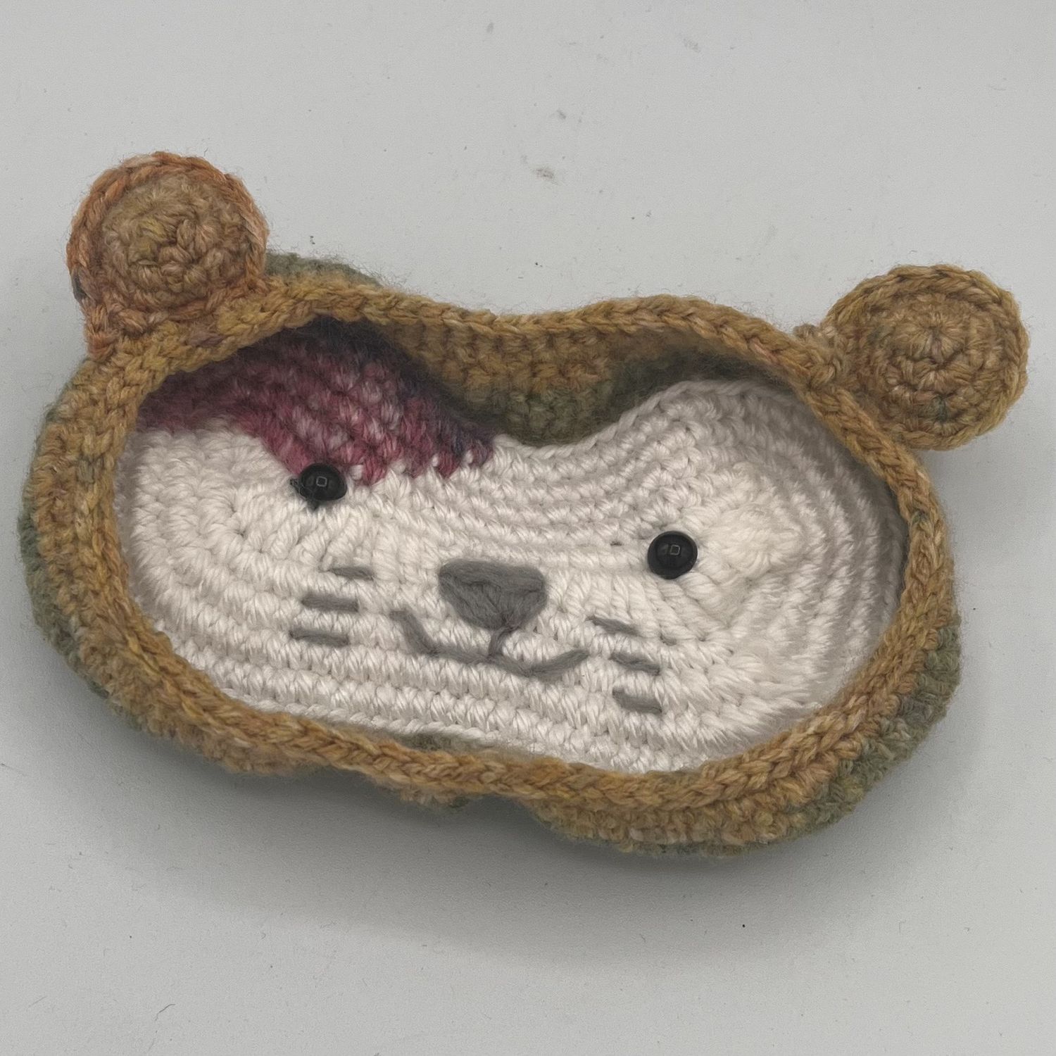 Kathleen Honeycutt, Crochet Glasses Holder, Colorful Animal