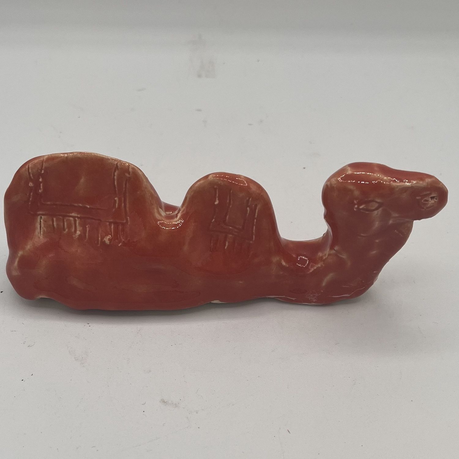 Tiffany Jameson, Ceramic Figurine, Orange Camel