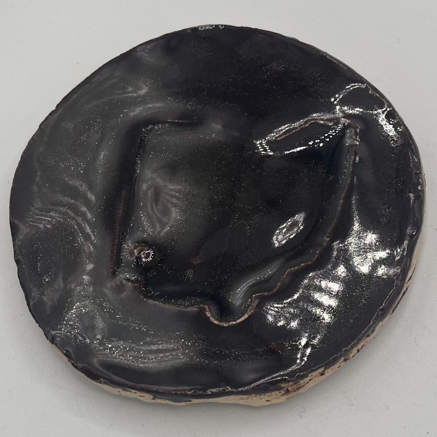 David Smyth, Ceramic Coaster, Dark Ohio Design