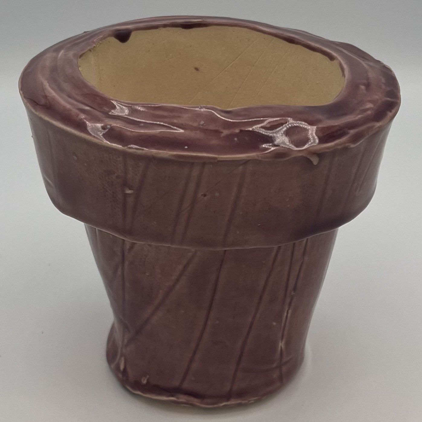Joey Buschelman, Ceramic Utensil Holder, Purple Design