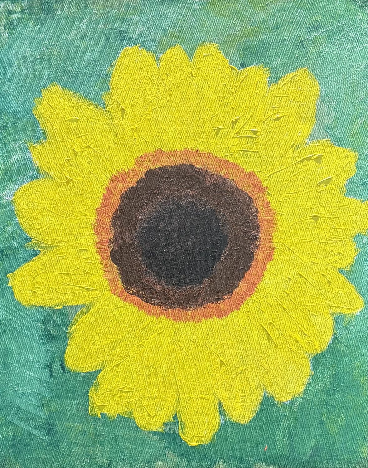 Katie Albers, Acrylic on Canvas, &#39;Sunflower Power&#39;