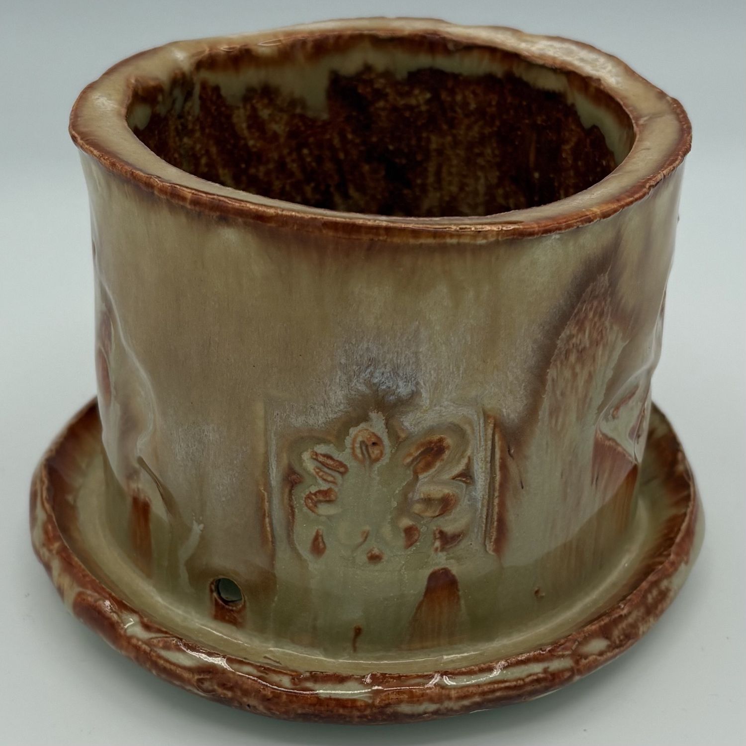 Joey Buschelman, Ceramic Planter, Orage Flowers