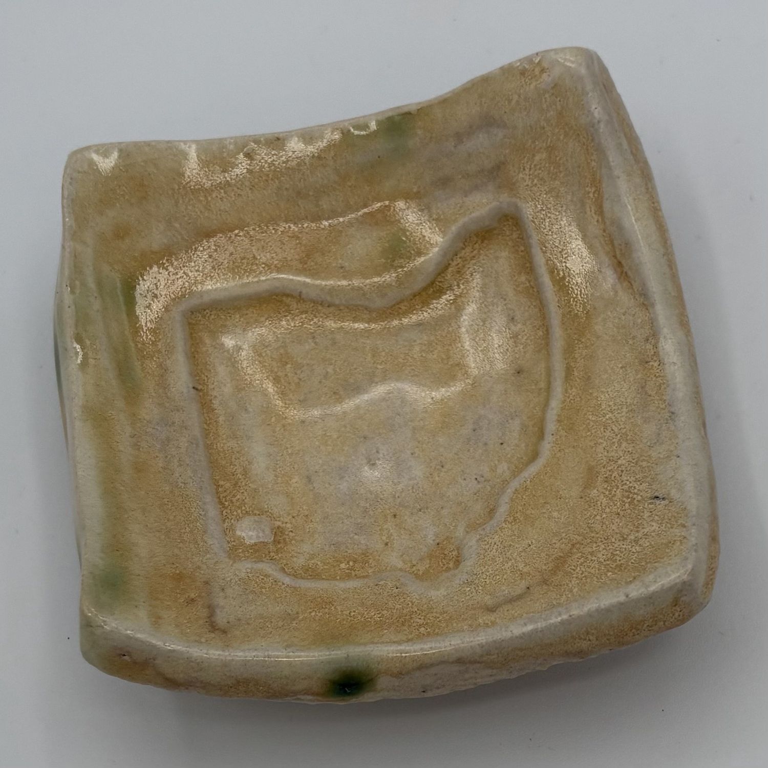 Mark Hodge, Ceramic Ring Dish, State Silhouette