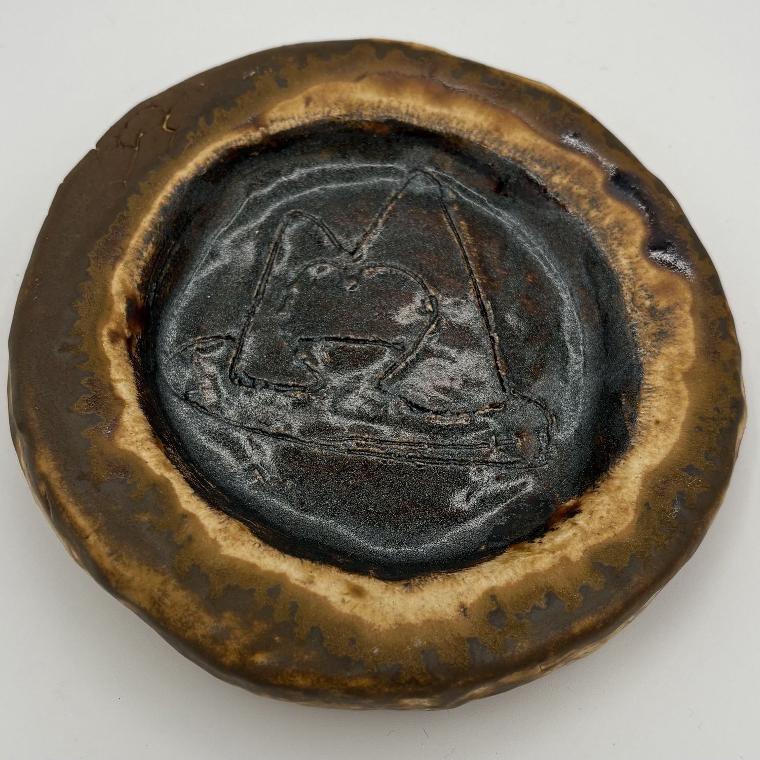 Erin Betz, Ceramic Plate, Marcum Fountain