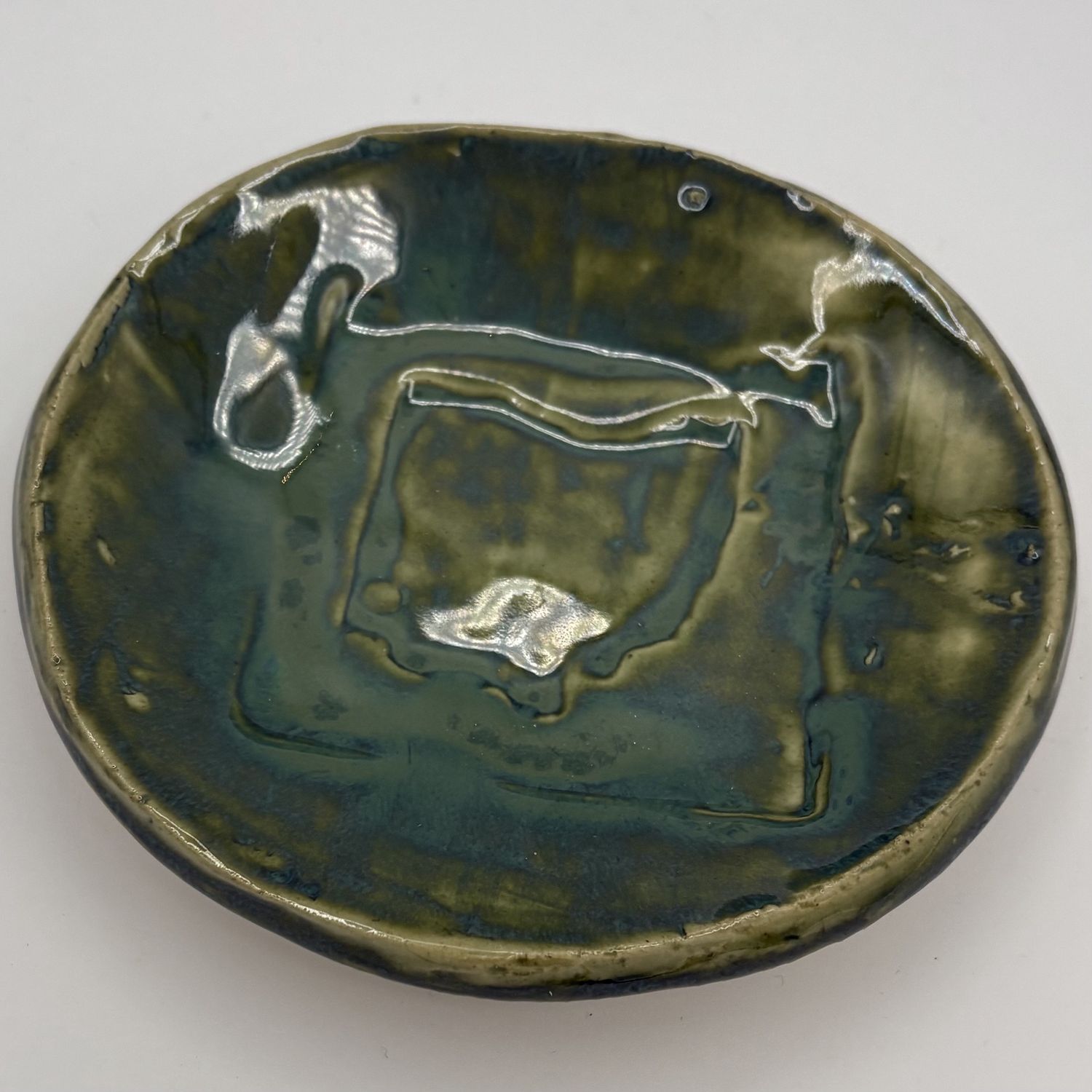 Mark Hodge, Ceramic Plate, State Silhouette