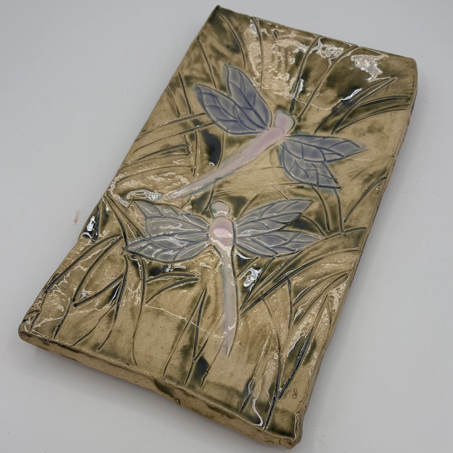 Erin Betz, Ceramic Dish, Dragonflies
