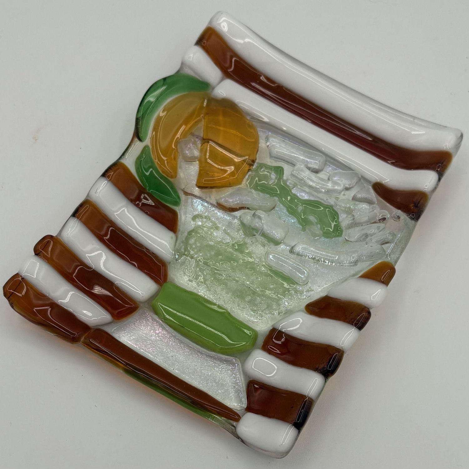 Jody Mann, Fused Glass Dish, Margarita