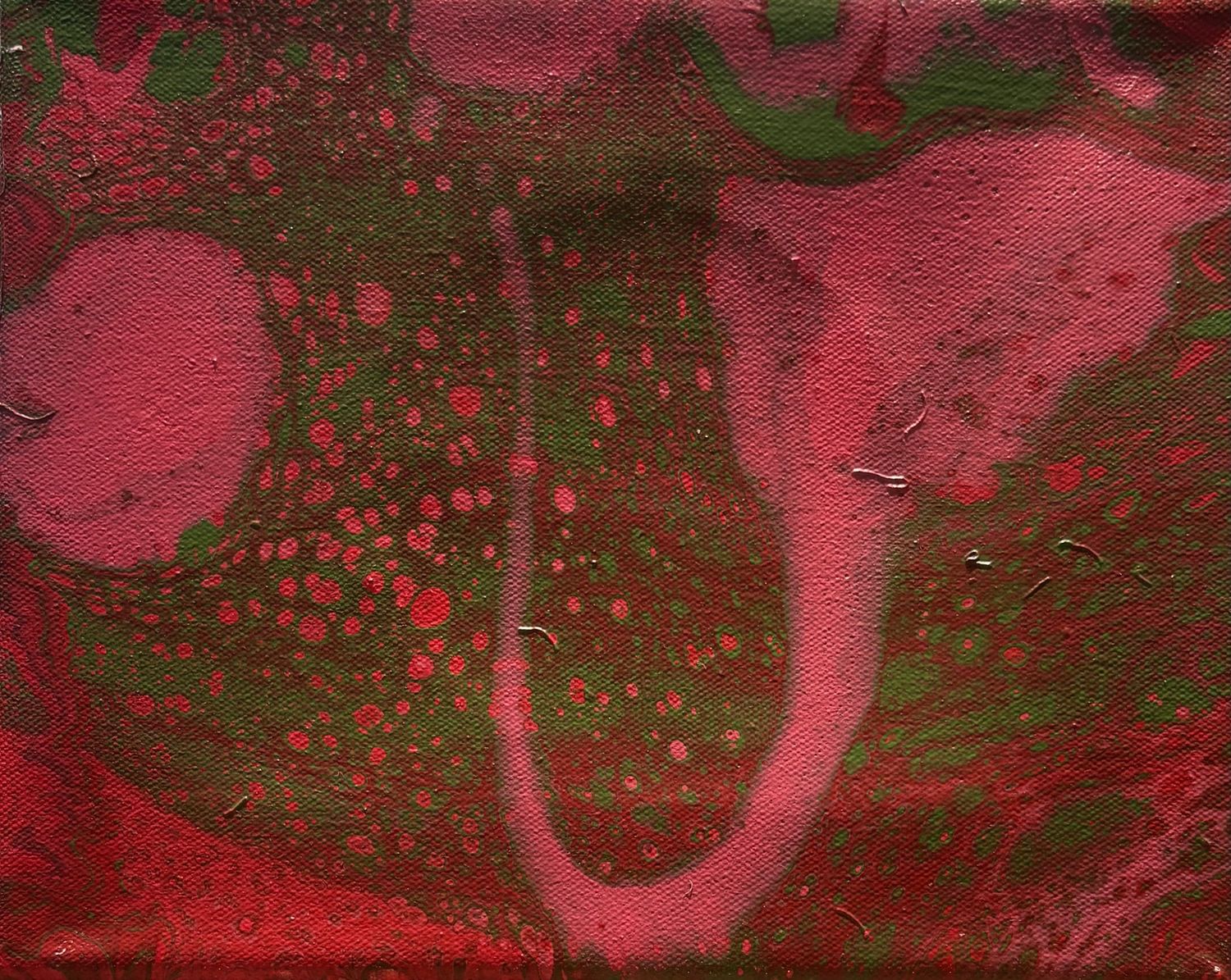 Annie Baxter, Acrylic on Canvas, &#39;Watermelon Bubblegum&#39;
