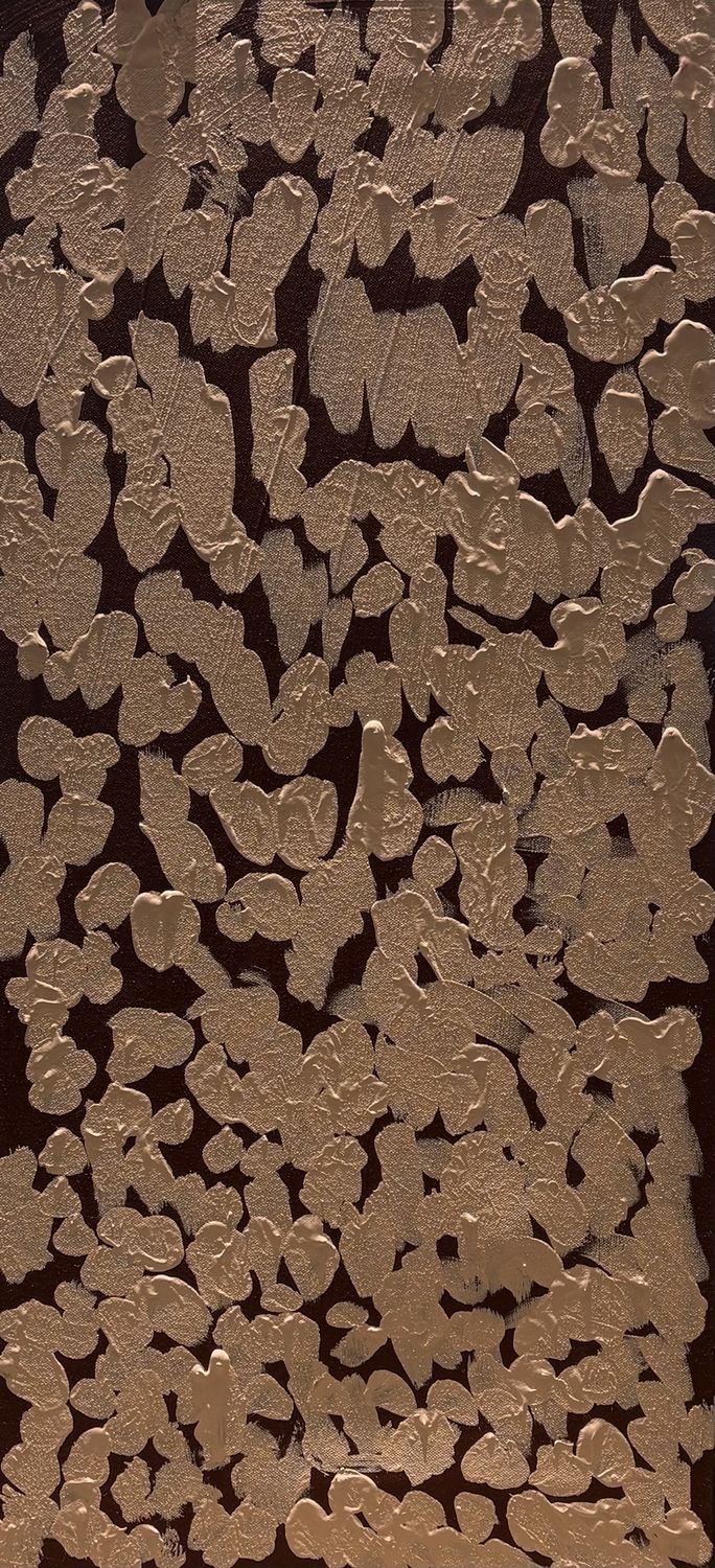 Alphonso Rowe, Acrylic on Canvas, &#39;White Splatters&#39;