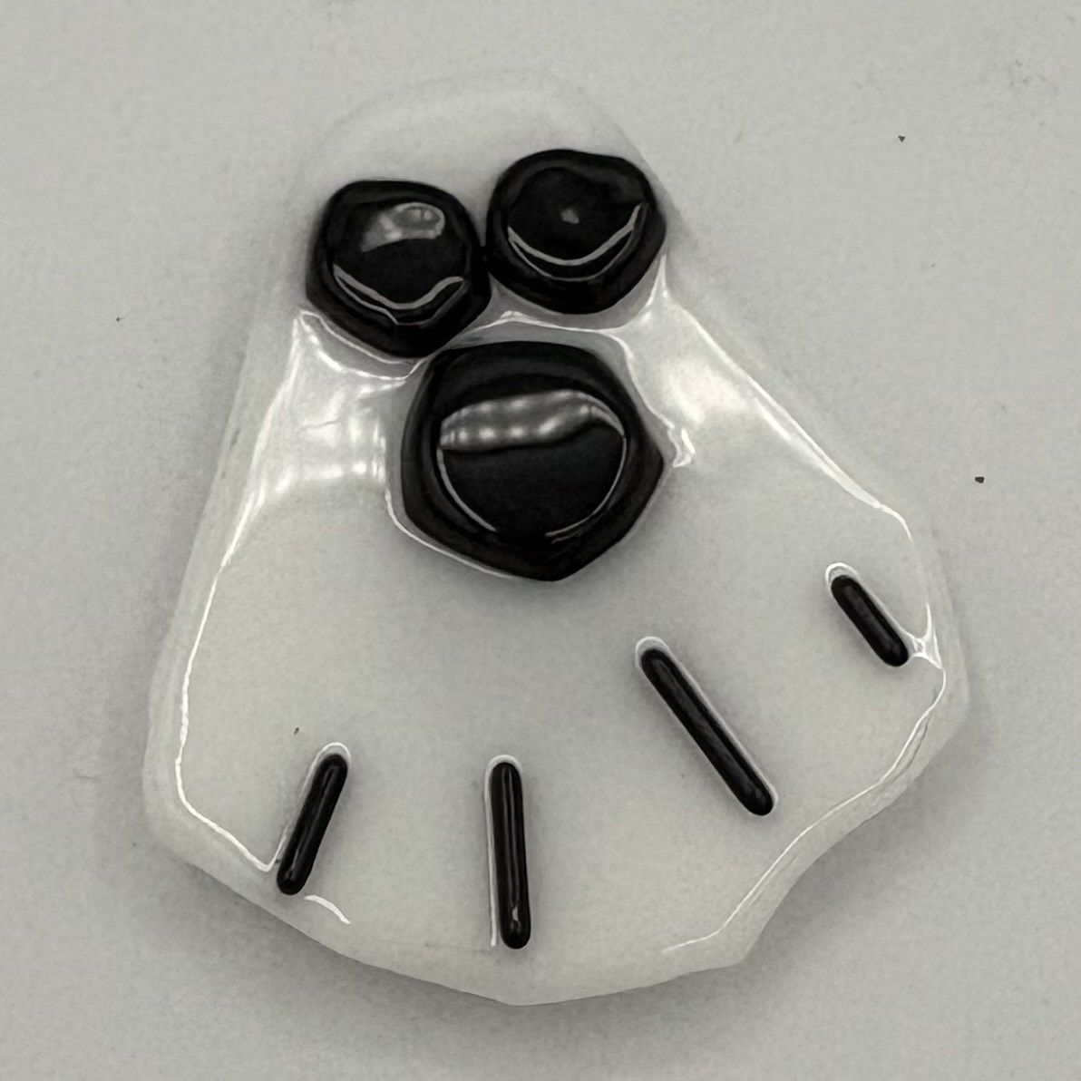 Mallory Miller, Fused Glass Magnet, Ghost