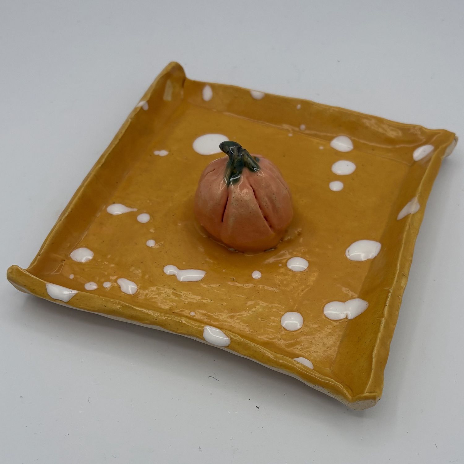 David Smyth, Ceramic Dish, Pumpkin Dish