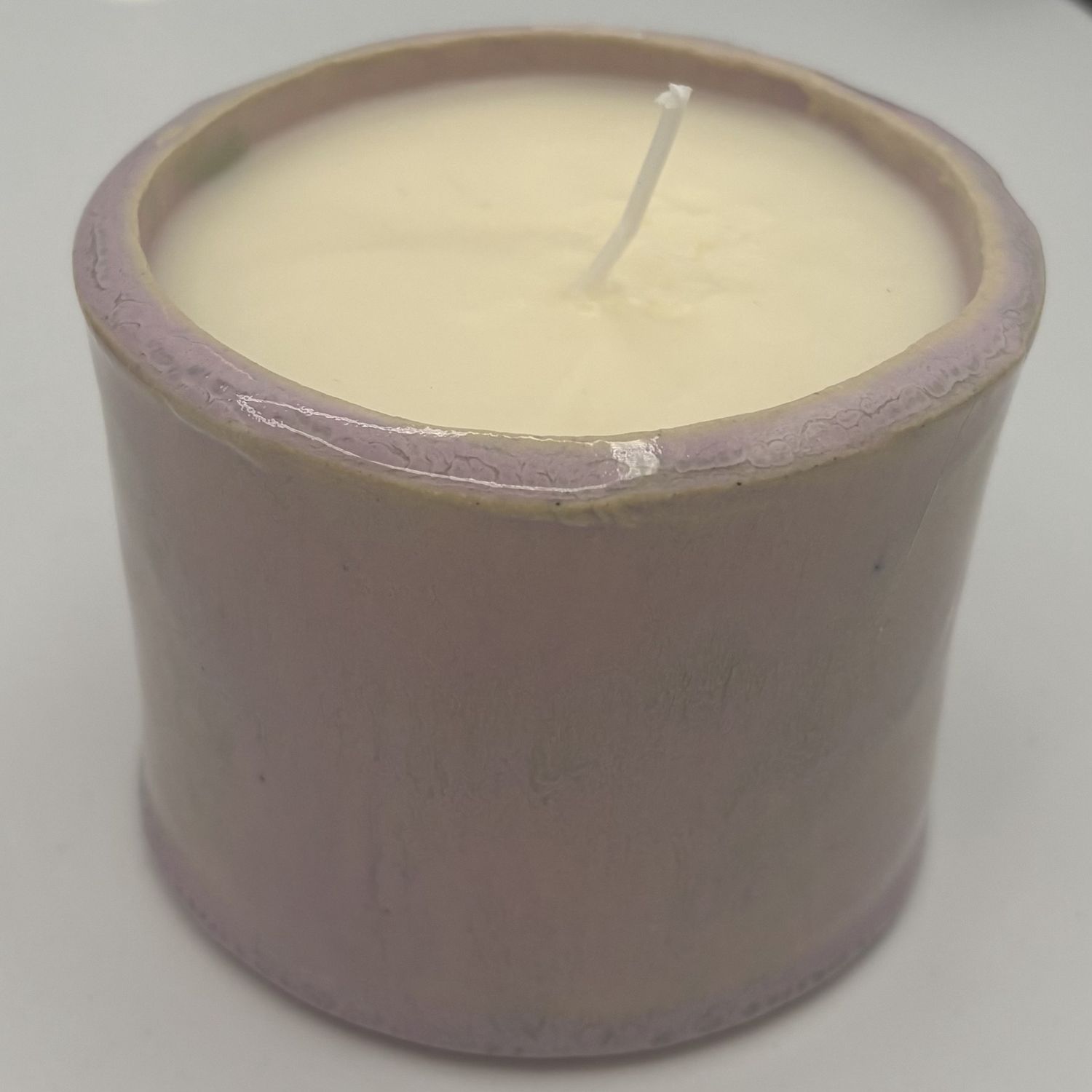 David Smyth, Ceramic Candle, Soft Pink Design