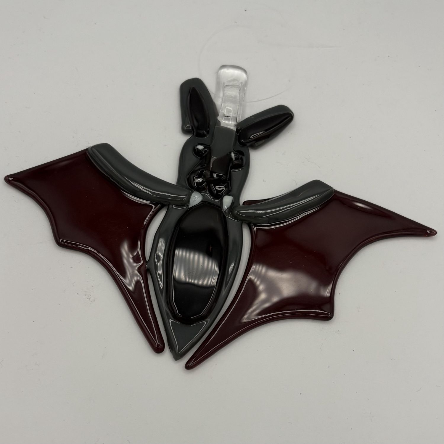 Kenny Needham, Fused Glass Suncatcher, Halloween Bat