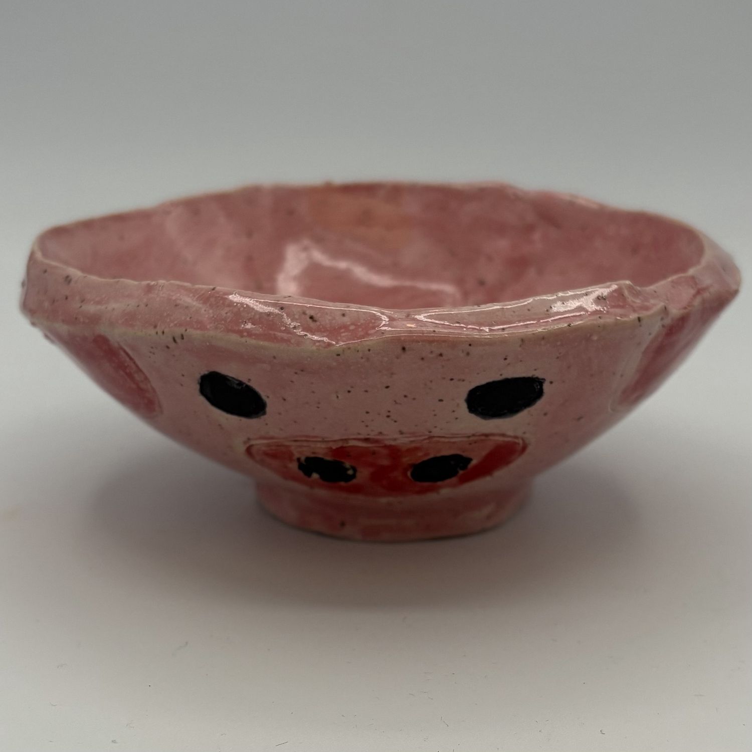 Melissa Powell, Ceramic Bowl, Pig