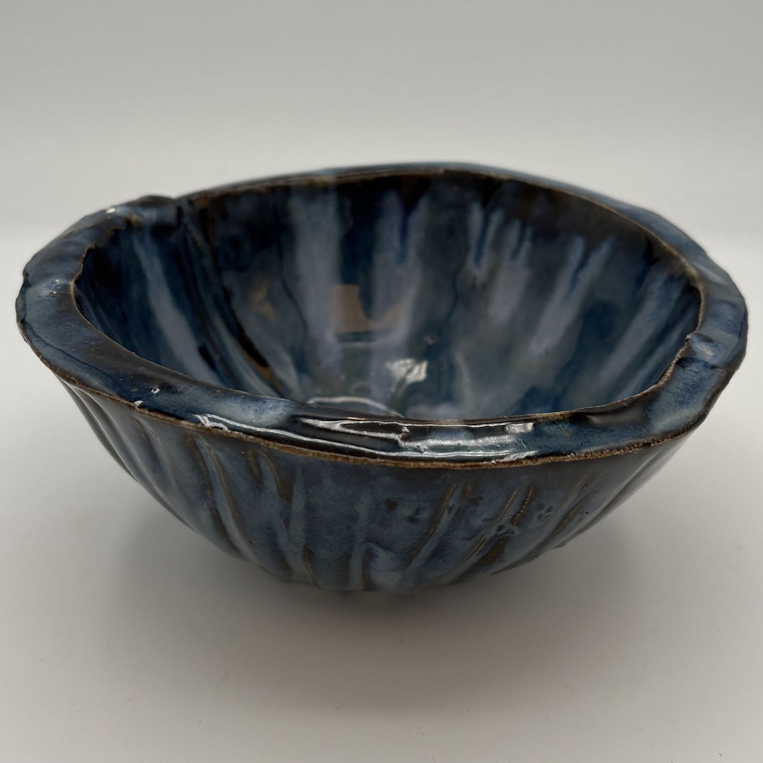 Alexis Kritikos, Ceramic Bowl, Blue Design