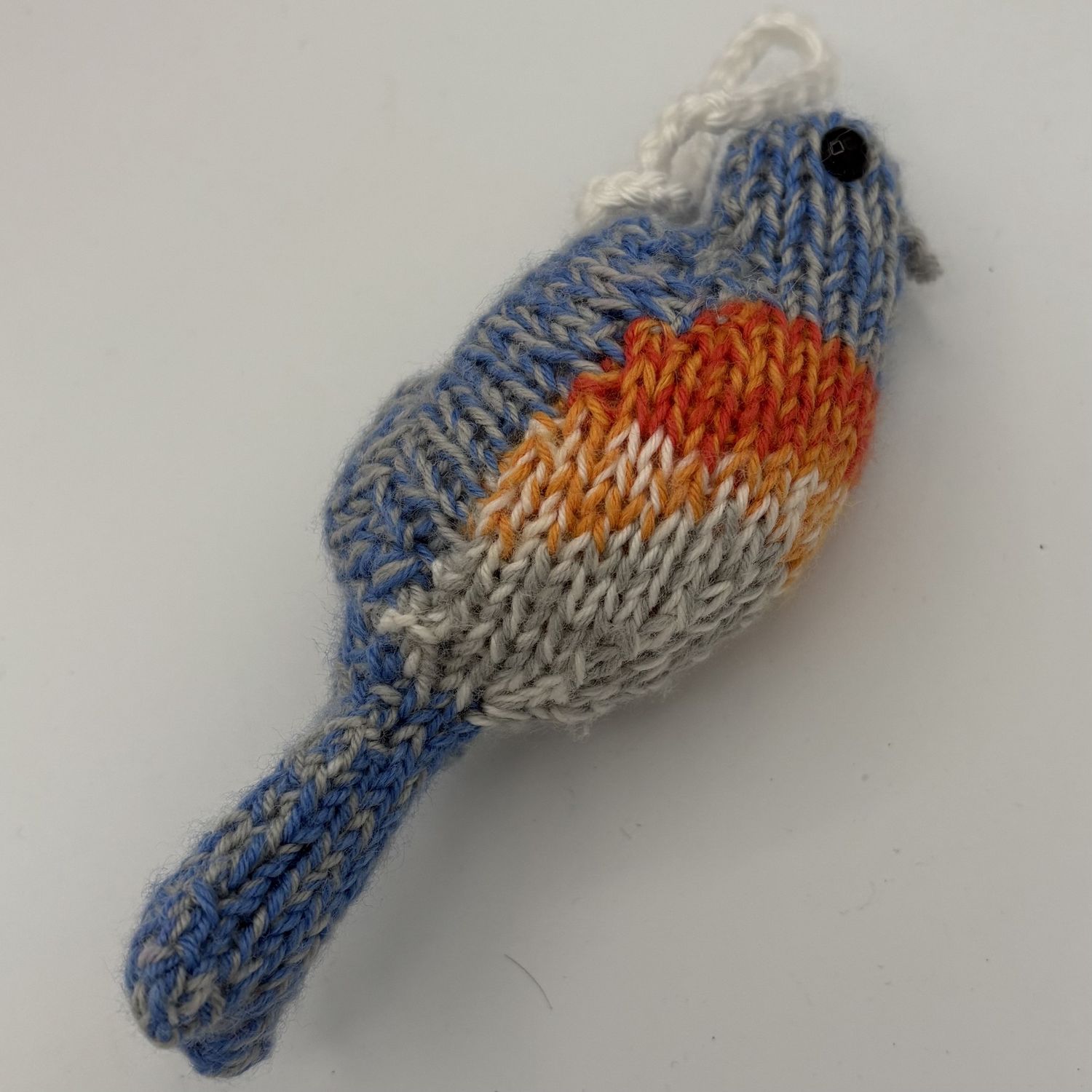 Kathleen Honeycutt, Crochet Ornament, Blue Jay