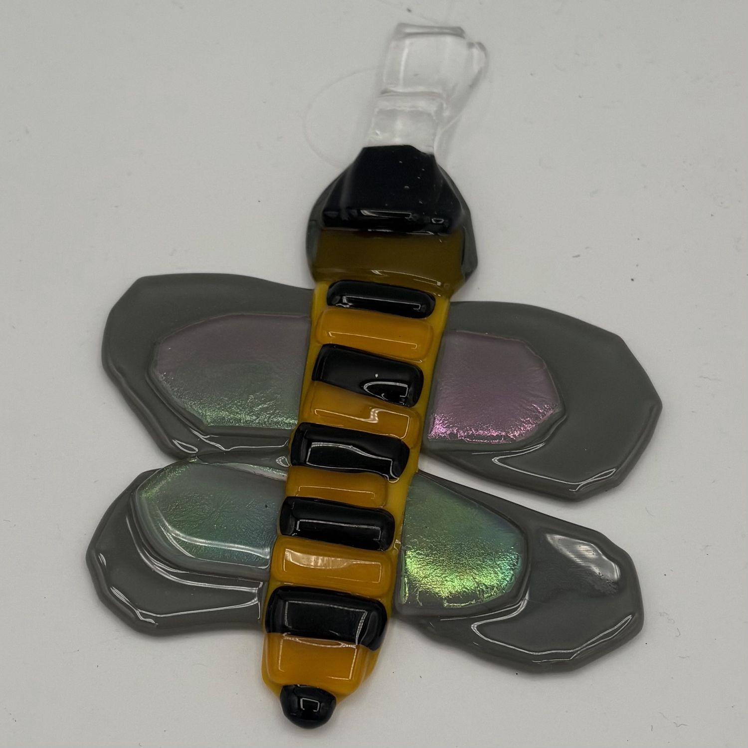 Michael Smith, Fused Glass Suncatcher, Bumble Bee