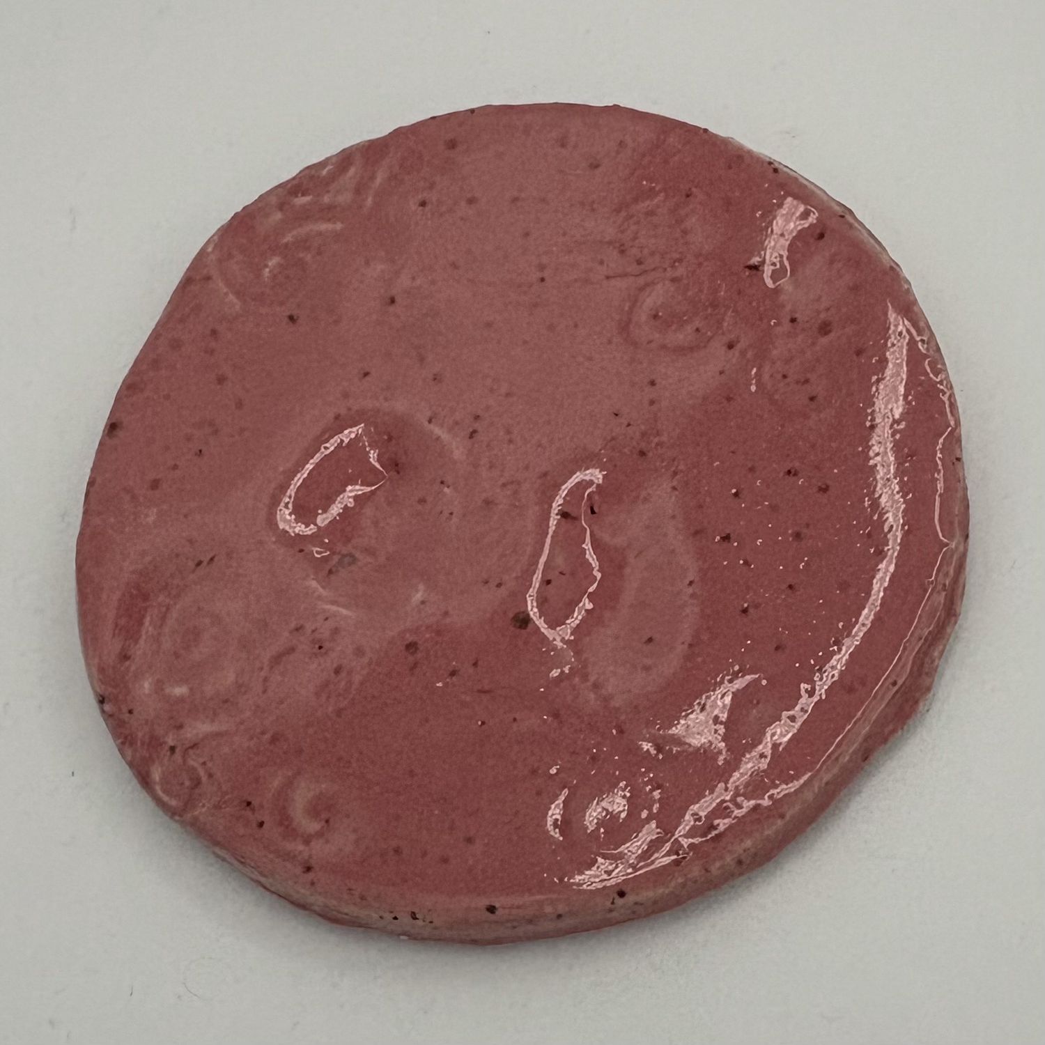 Bobbie Jo Robinson, Ceramic Coaster, Pink Design