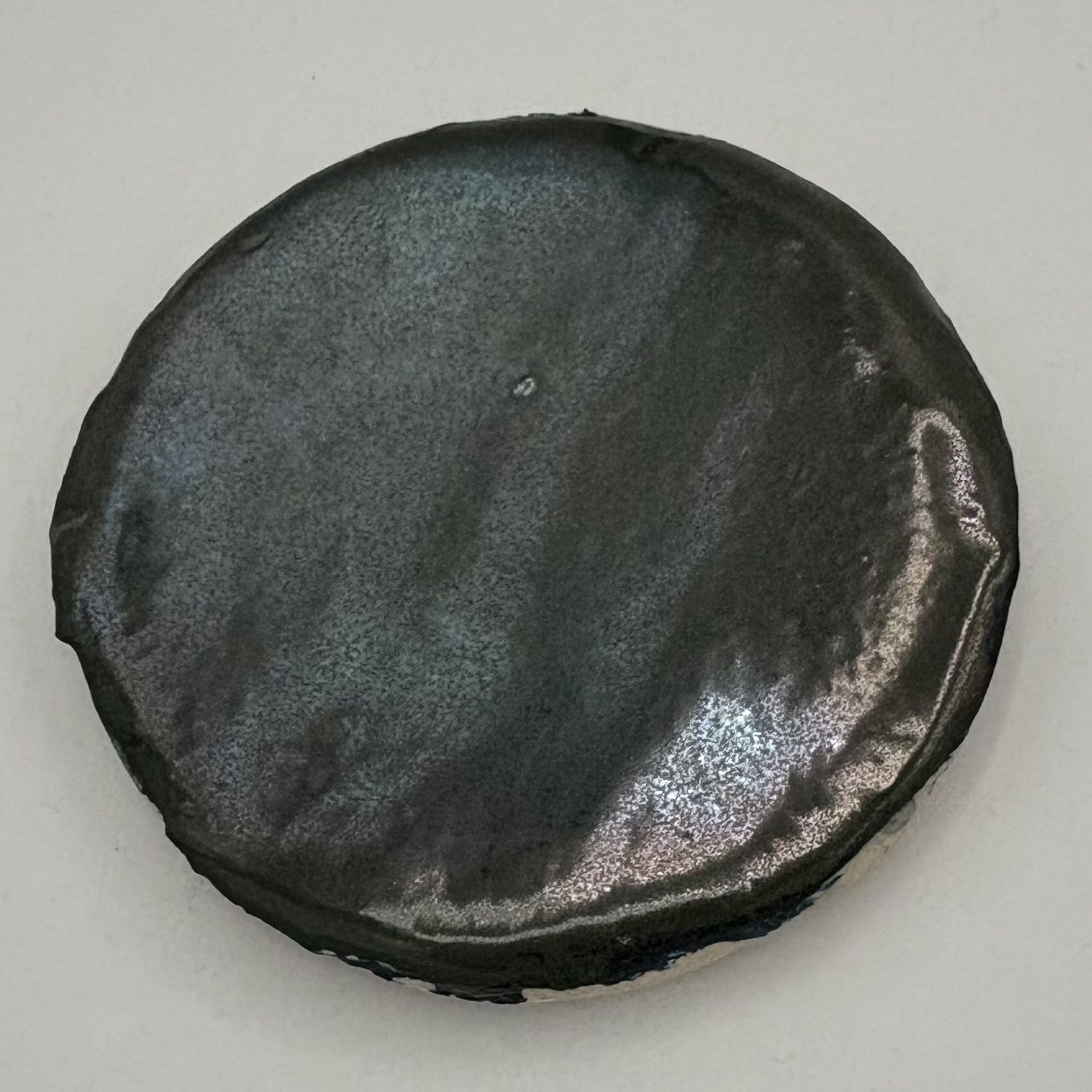 Tammy McCammon, Ceramic Coaster, Dark Green Design