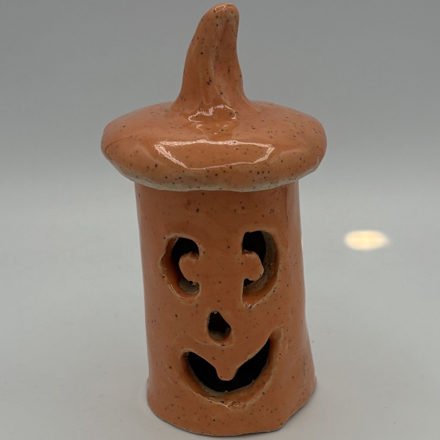 Melissa Powell, Ceramic Luminary, Happy Jack-O-Lantern