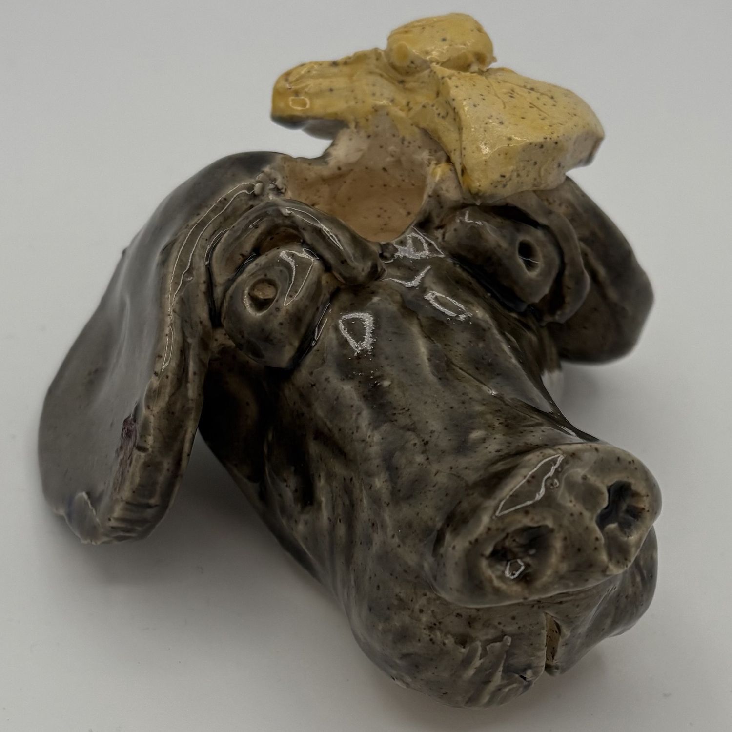 Annie Baxter, Ceramic Figurine, Fashionable Dog