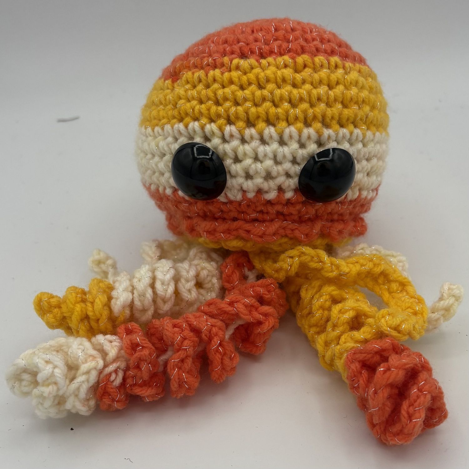 Savannah Bolden, Crochet Plush, Candy Corn Octopus