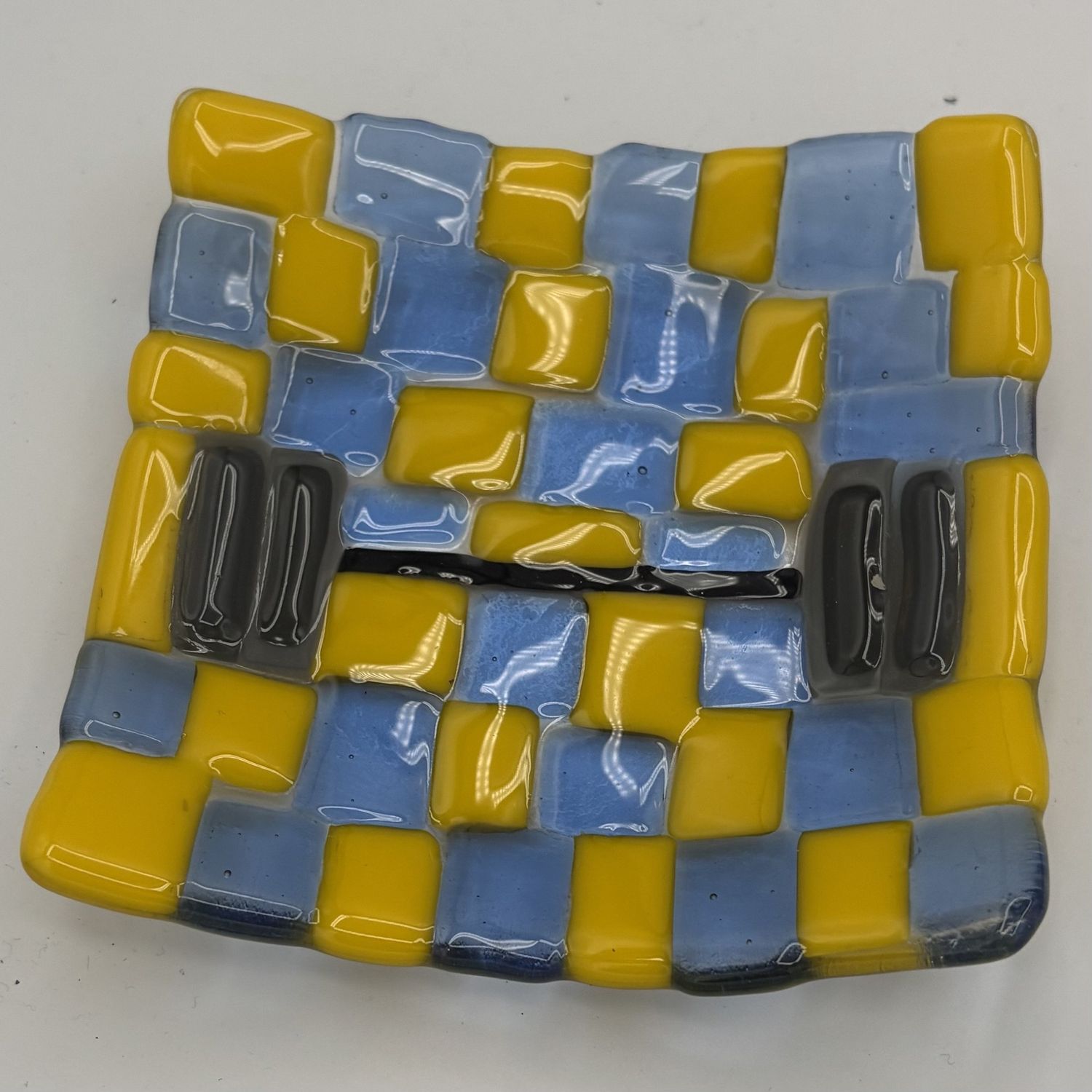 Austin Schneider, Fused Glass Dish, Weights