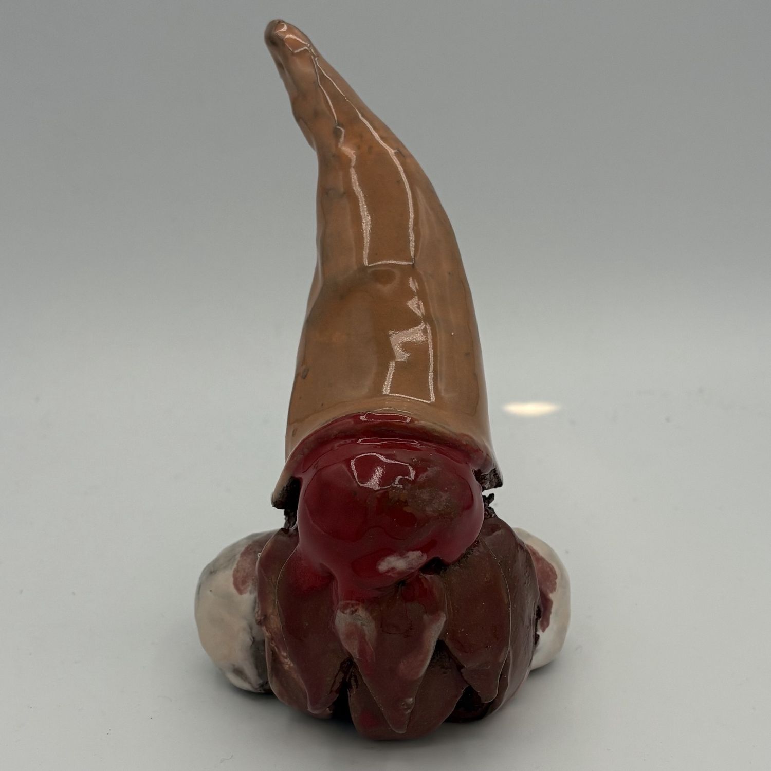 Mary Phifer, Ceramic Figurine, Gnome in Orange