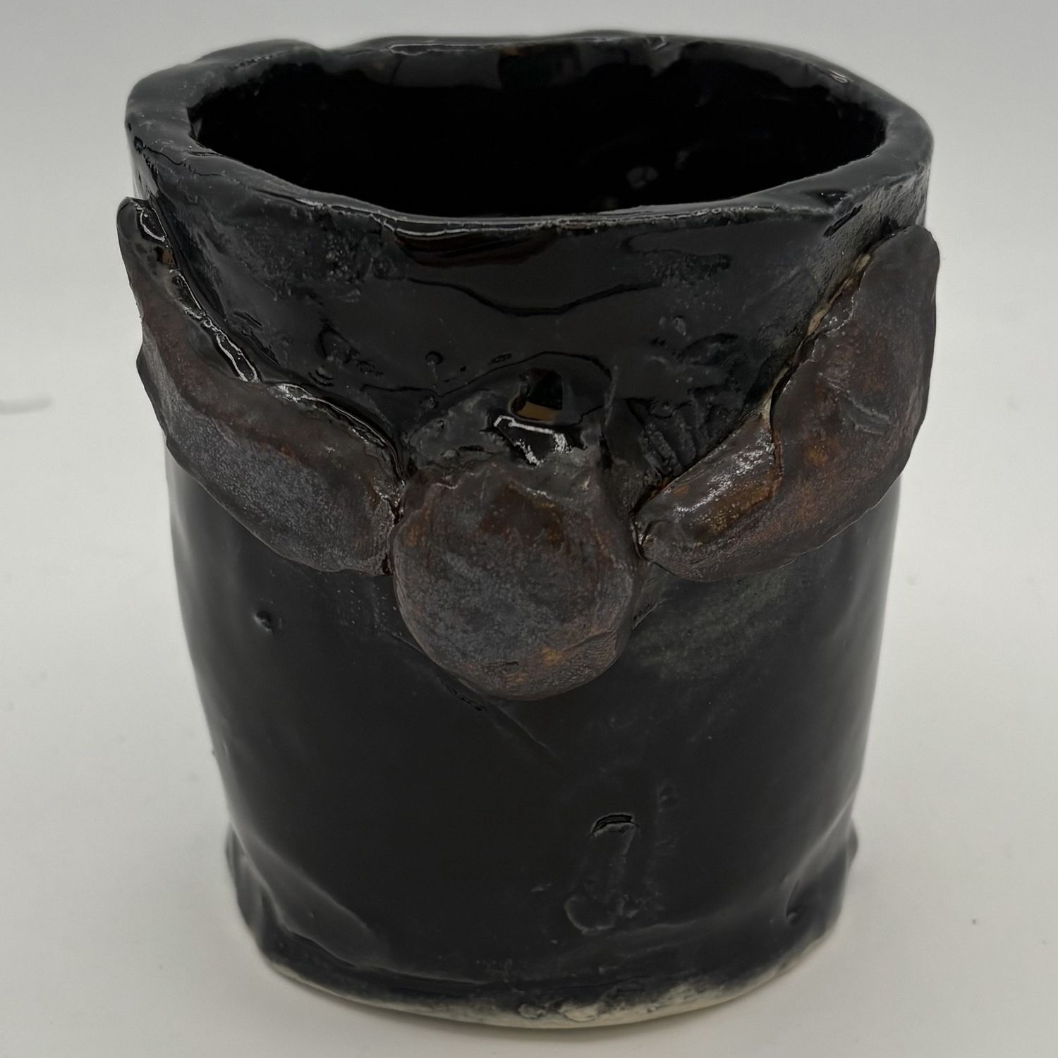 Nathan Stephens, Ceramic Container, Flying Creature