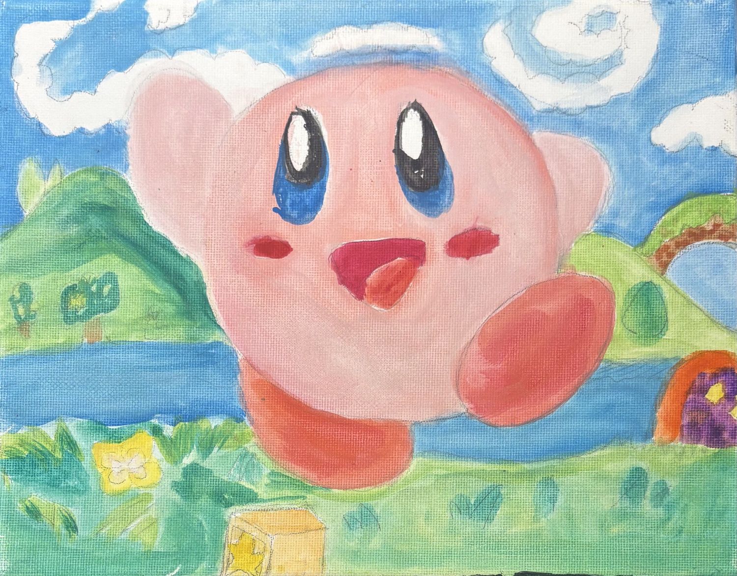 James Egan, Acrylic on Canvas, 'Round Shapeshifter'