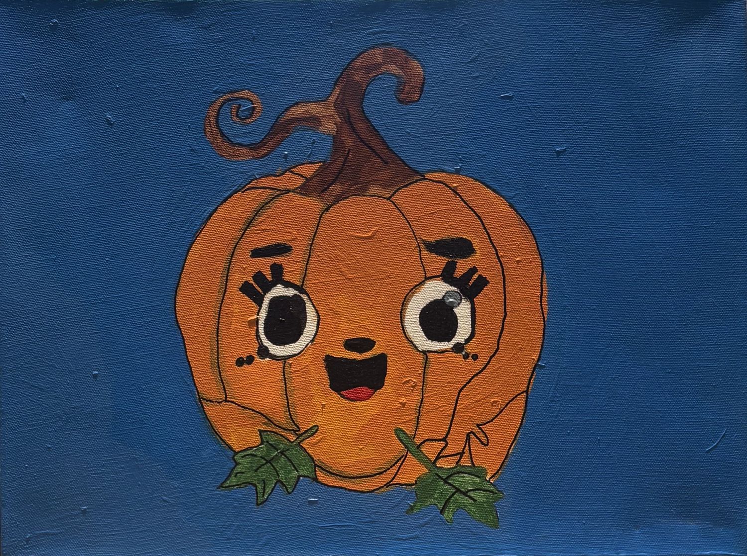 Nathan Stephens, Acrylic on Canvas, 'Joyous Jack-O-Lantern'
