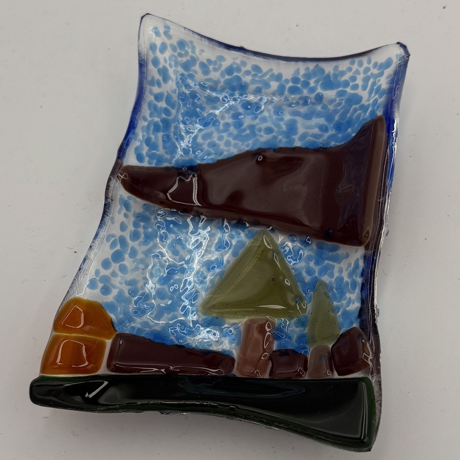 Evan Pohlman, Fused Glass Soap Dish, Neighborhood View