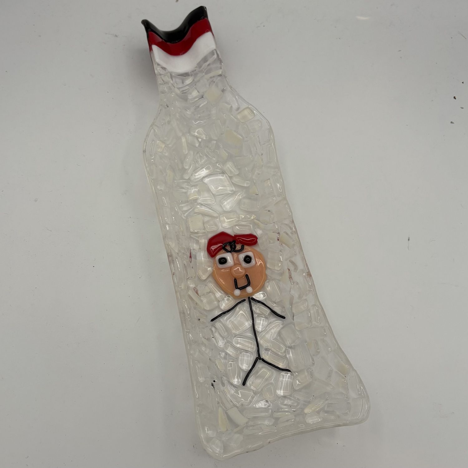 Steve Gall, Fused Glass Dish, Baseball Fanatic