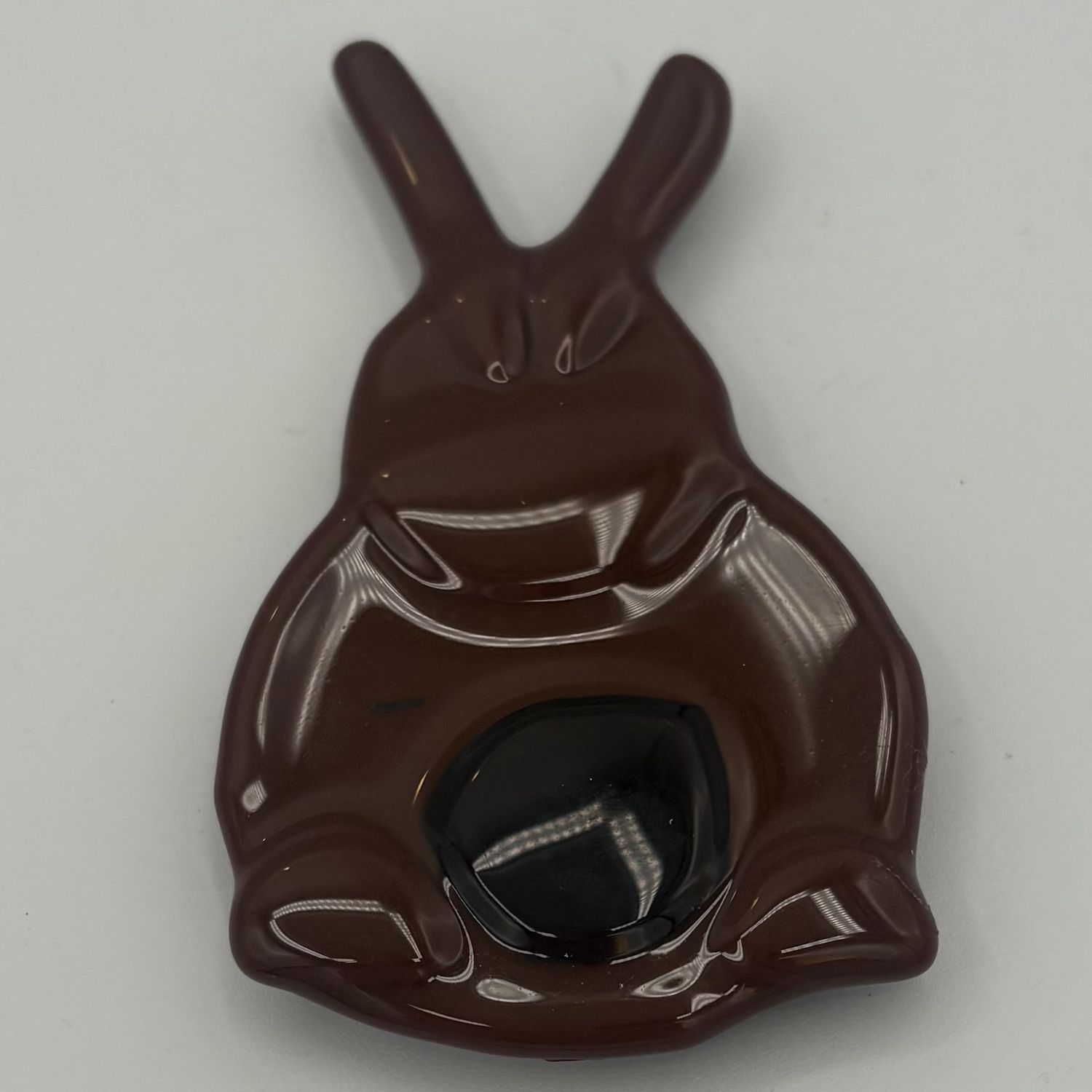 Kenny Needham, Fused Glass Magnet, Brown Bunny