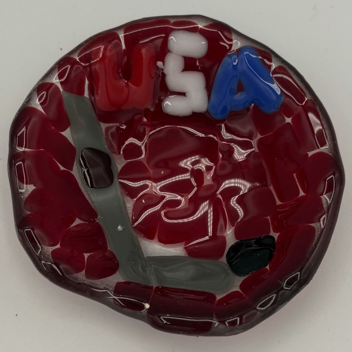 Alaina Weeks, Fused Glass Ring Dish, Team USA Hockey