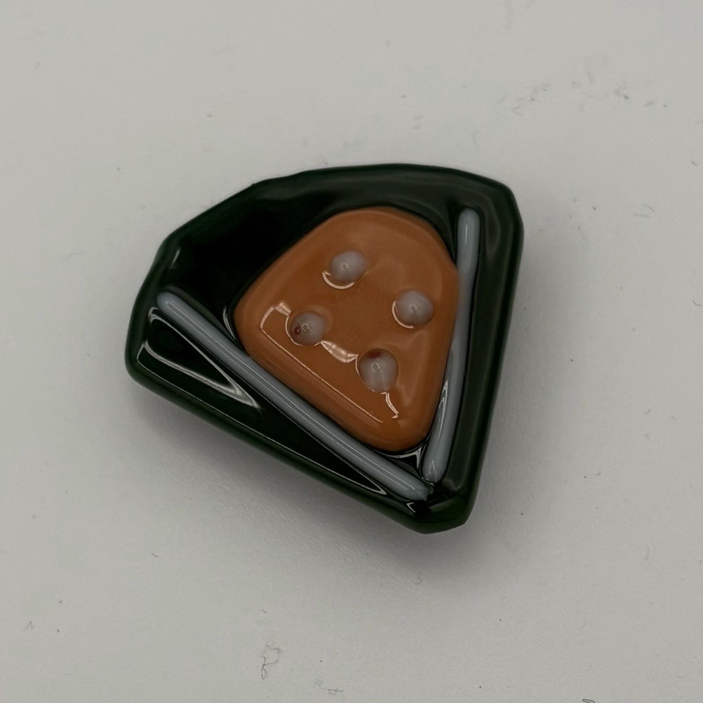 Jordan Satterfield, Fused Glass Magnet, Baseball Field