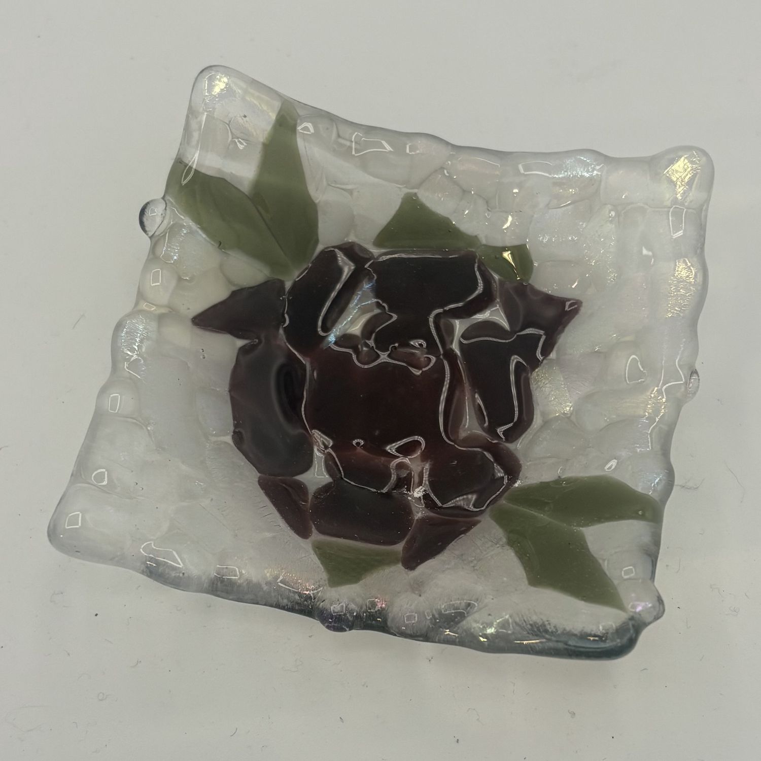 Erin Williams, Fused Glass Dish, Grapes